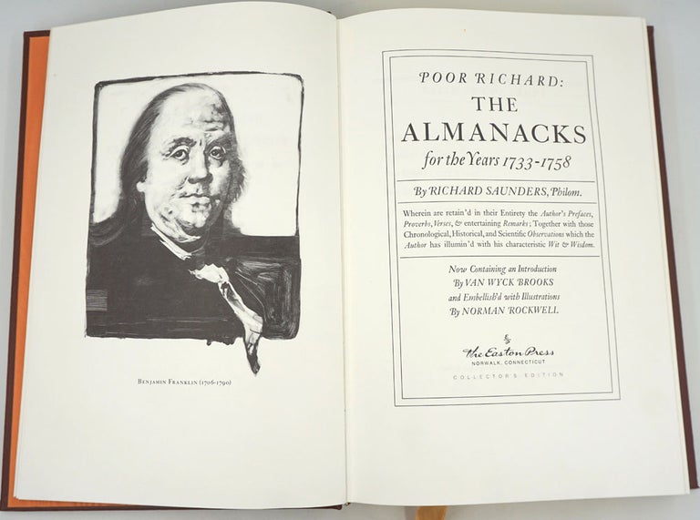 Item #26988 Poor Richard: The Almanacks for the Years 1733-1758. Richard Saunders.