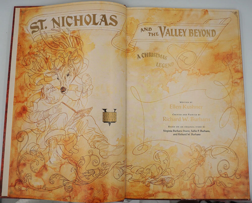 St. Nicholas and the Valley Beyond. A Christmas Legend | Ellen Kushner, Richard W. Burhans ...