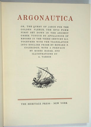 Argonautica, or, The Quest of Jason for the Golden Fleece...
