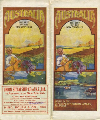 Item #27052 Australia. The Best of the New Countries. Melbourne Department of External Affairs,...