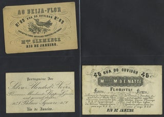 Item #27102 Trade cards from Women Owned Businesses from Rio de Janeiro, c. 1868