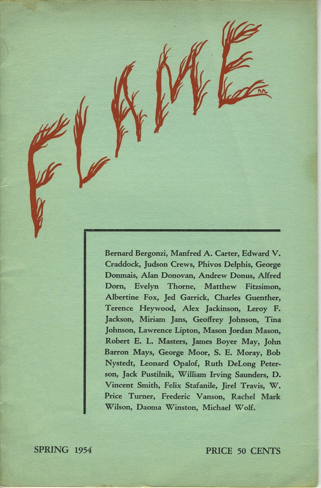 Item #27110 Flame Quarterly 1954 (Spring, Summer, Autumn), 1955 (Spring). Lilith Lorraine.