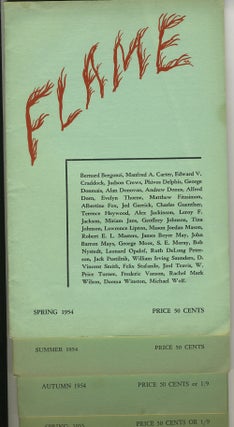 Flame Quarterly 1954 (Spring, Summer, Autumn), 1955 (Spring).