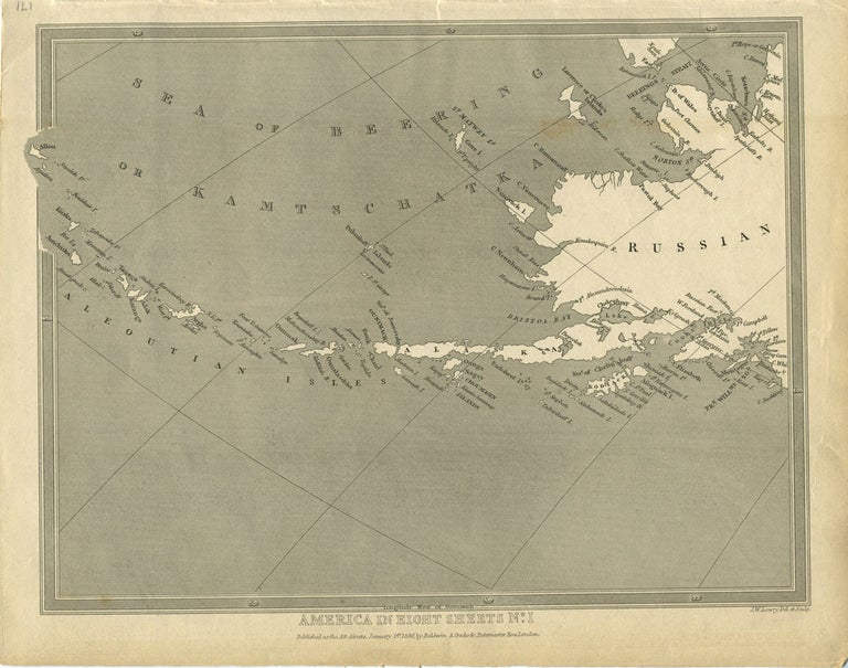 Item #27173 Russian America and Aleutian Isles. J. W. Lowry.