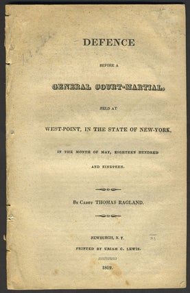 Item #27268 Defence Before a General Court-Martial, held at West-Point, in the State of New-York,...