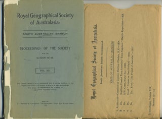 Item #27281 West of the Head of the Great Australian Bight, in the R.G.S. of Australasia, South...