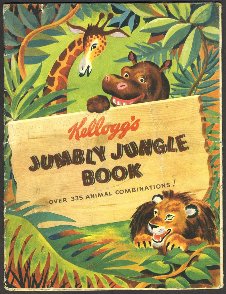 Item #27287 Kellogg's Jumbly Jungle Book.