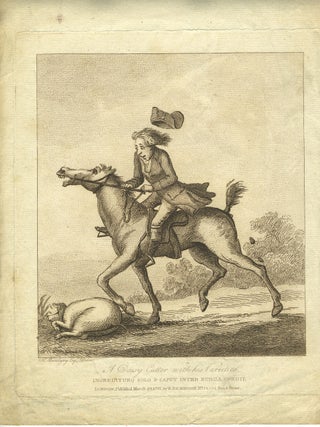 Item #27328 A Daisy Cutter with his Varieties (Proof plate of caricature). Henry William Bunbury