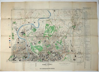 Item #27329 Town Plan of Roma (Rome) North & South, map. W W. I. I., Maps
