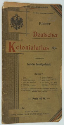 Item #27337 Kleiner deutscher Kolonialatlas / Herausgegeben von der deutschen...