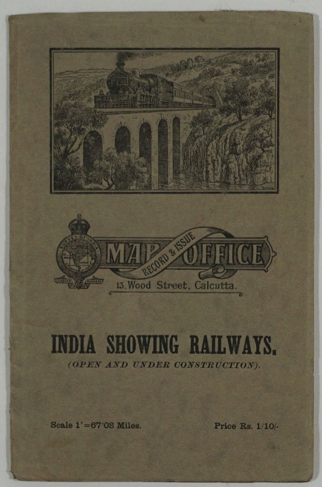 Item #27350 India Showing Railways - Open and under construction on 31st March 1936. Brig. H. J. Couchman.