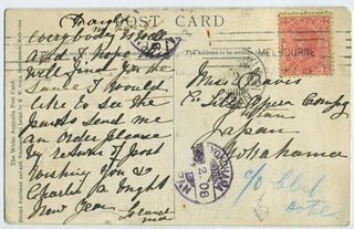 The White Australia Post Card. Australia - Its Size, its Neighbours, and its Future.