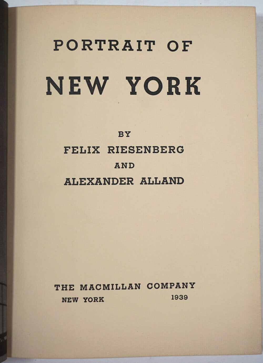 Felix Riesenberg Portrait of New York | Felix Riesenberg, Alexander Alland, photography