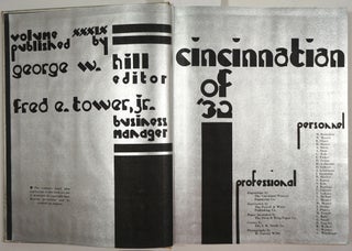 The Cincinnatian of 1932, Volume XXXIX.