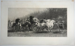 Item #27434 The Horse Fair. Rosa Bonheur, C G. Lewis, engr