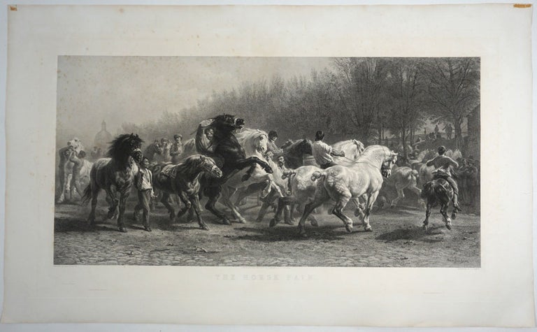 Item #27434 The Horse Fair. Rosa Bonheur, C G. Lewis, engr.