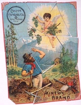 Item #27443 Miner's Brand; California Gold Miner, puzzle. California, Mining