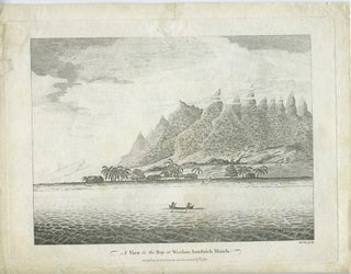 Item #27444 A View in the Bay at Woahoo, Sandwich Islands, copper engraving. George Dixon, Inago...