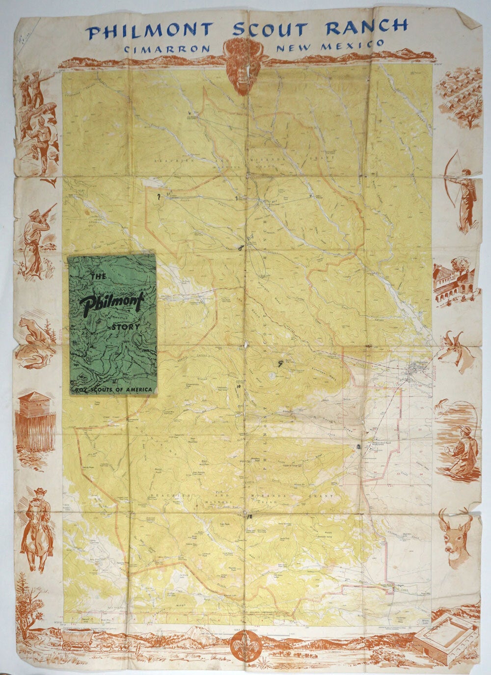 The Philmont Story, plus pictorial map of Philmont Scout Ranch
