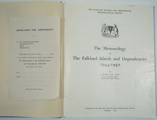 The Meteorology of the Falkland Islands & Dependencies 1944-1950.