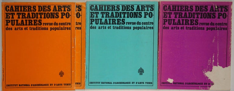 Item #27456 Cahiers des Arts et Traditions Populaires, Revue du Centre des Arts et Traditions Populaires, 4 volumes. Institut National D'Archeologie et D'Arts.