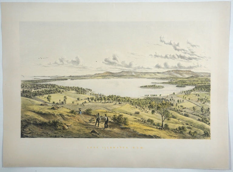 Item #27481 Lake Illawarra, NSW. New South Wales, Prints, Eugene von Guerard.
