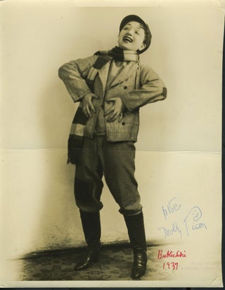 Item #27531 Molly Picon, signed photograph. Molly Picon, Rappaport Studios