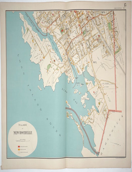 Item #27556 New Rochelle - Sheet I and II. Joseph R. Bien.