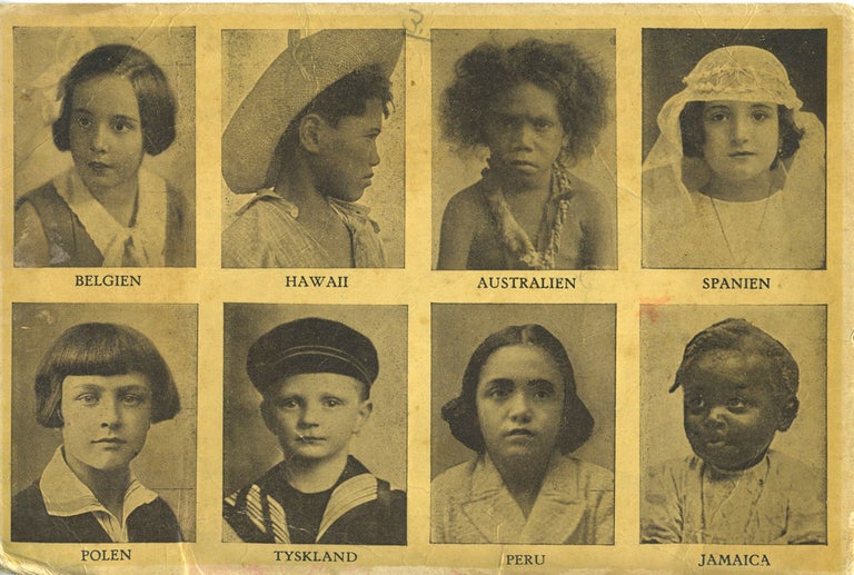 Item #27581 Photographically Illustrated Cards of Children from 56 Countries of the World. Children, Photographs, Australia.