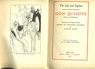 The Life and Exploits of that Ingenious Gentleman Don Quixote de la Mancha.