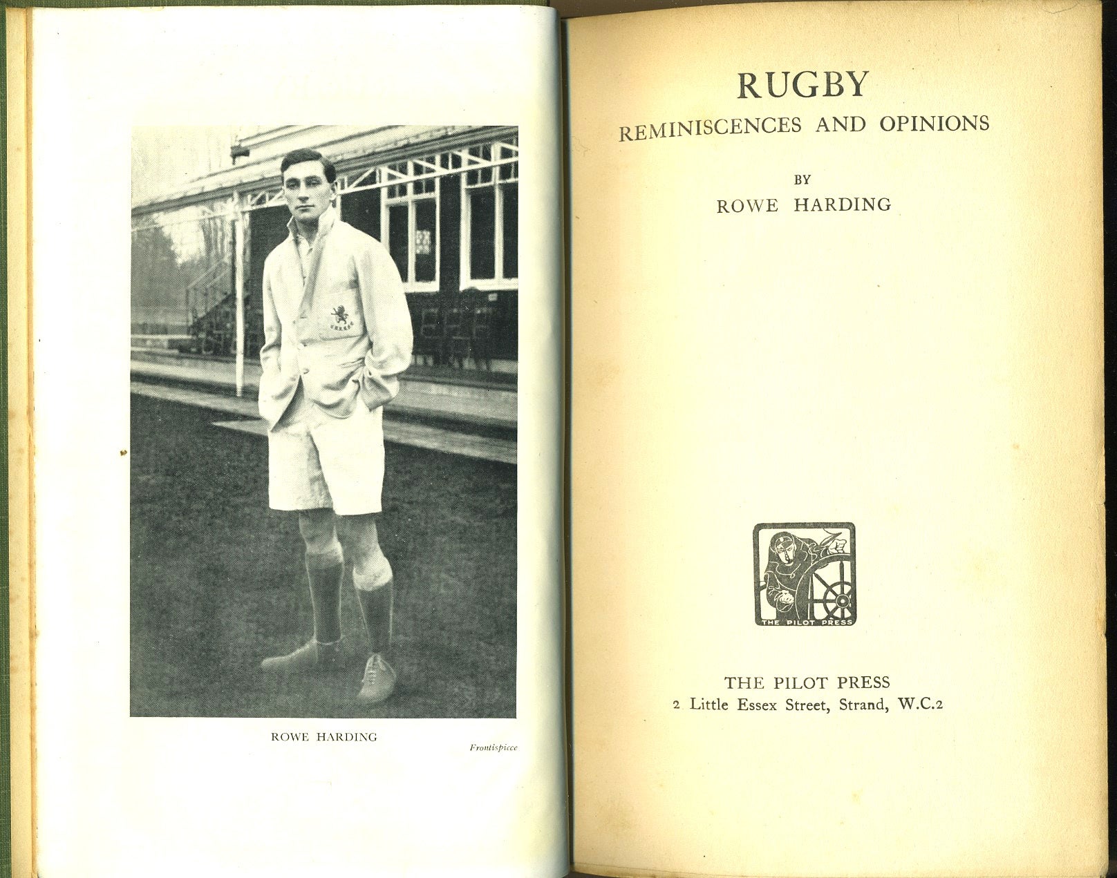 Rowe Harding Rugby Reminiscences and Opinions | Rowe Harding | First edition