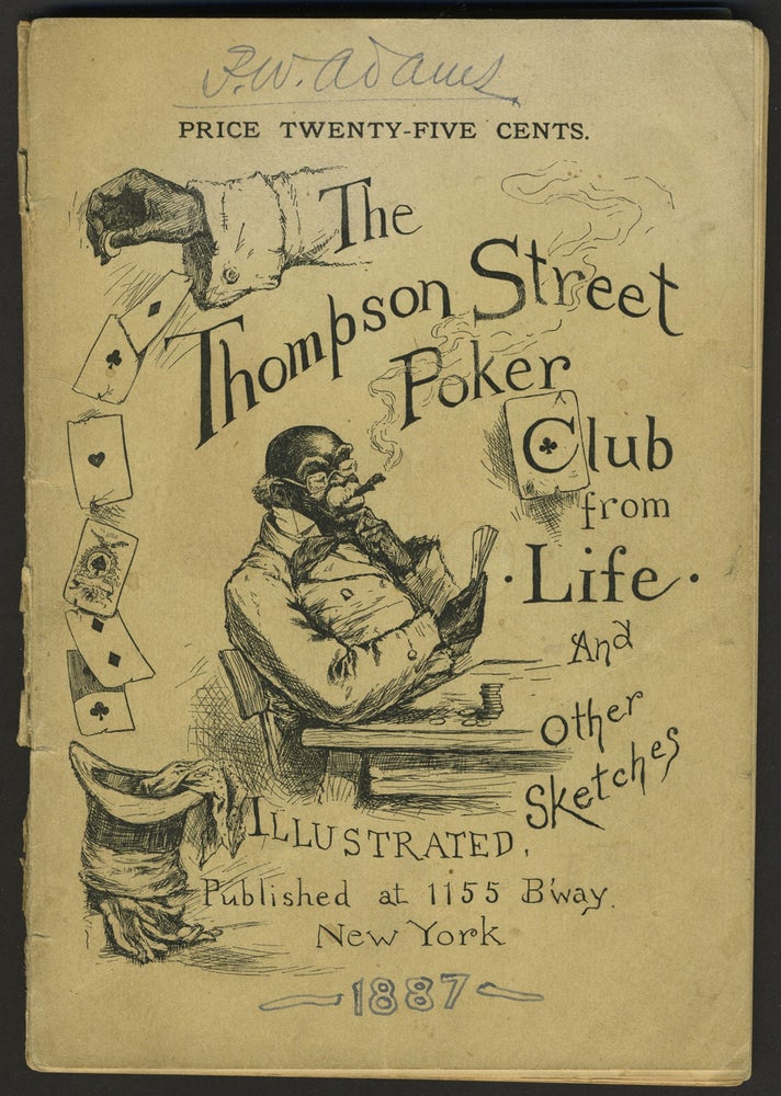 Item #27694 The Thompson Street Poker Club from 'LIFE' and other Sketches Illustrated. Henry G. Carleton.