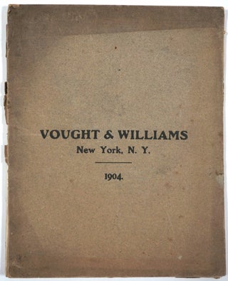 Item #27708 Catalogue of Horse Shoes and Blacksmiths' Supplies. Trade Catalog, Voight, Williams