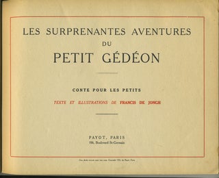 Les Surprenantes Aventures du Petit Gedeon, Conte Pour Les Petits.