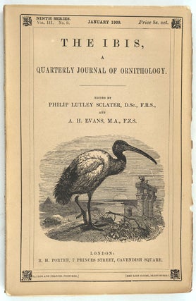 Item #27730 The Ibis, A Quarterly Journal of Ornithology, Ninth Series, Vol. 111. No. 9 to 12. 4...