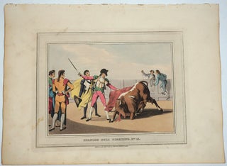 13 Spanish Bull Fighting plates, aquatint, complete set.
