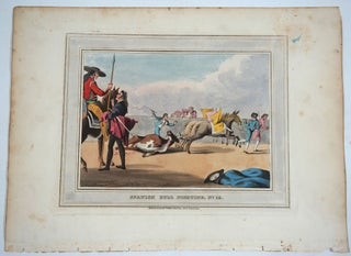 13 Spanish Bull Fighting plates, aquatint, complete set.