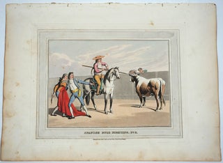 13 Spanish Bull Fighting plates, aquatint, complete set.