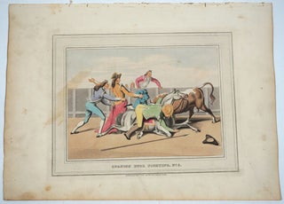 13 Spanish Bull Fighting plates, aquatint, complete set.