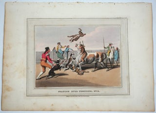 13 Spanish Bull Fighting plates, aquatint, complete set.
