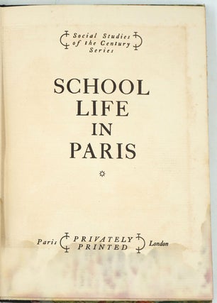 School Life in Paris.