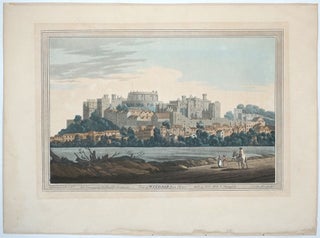 View of Windsor from Clewer, aquatint engraving.