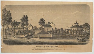 Item #27781 Residences of Stephen Hoyt & Sons, Wholesale and Retail Nurserymen, New Canaan, Conn....