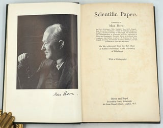 Scientific Papers Presented to Max Born.