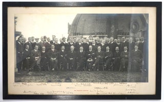Item #27795 Photograph of some members of the Commission for the Relief of Belgium, including...