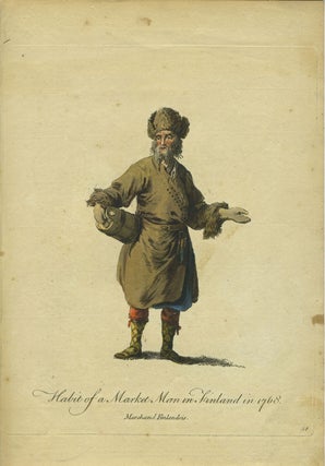 Habit of a Finland Girl in 1768 [and] Habit of a Market Man in Finland in 1768.