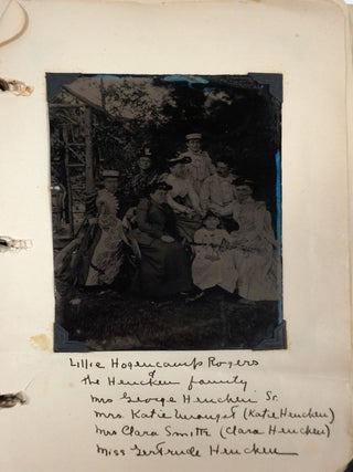 Hogencamp, Rogers, Kempf & Kencken. An extensive collection of family photos including a tin type of Dominos being played by the Great Grand parents.