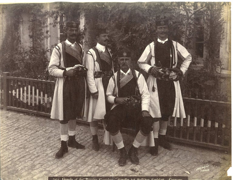 Item #27834 Guards of the Russian Consulate. American Colony Jerusalem, Photograph.
