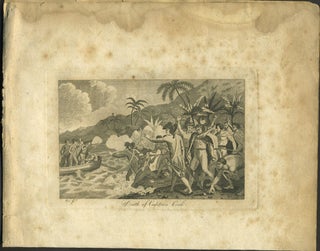 Item #27848 Death of Captain Cook [and] A Man of Kamtschatka Travelling in Winter. James Cook