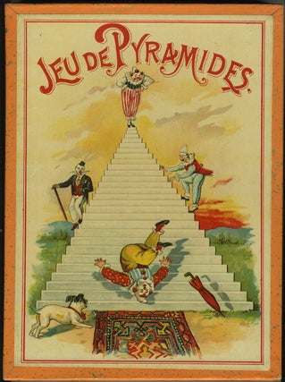 Item #27855 Jeu de Pyramides. Childrens board game, Clowns